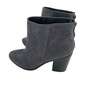American Eagle Outfitters Ankle Booties Women's Size 10 Faux Suede Full Back Zip